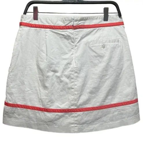 Lady Hagen White Coral Golf Skort Size 8