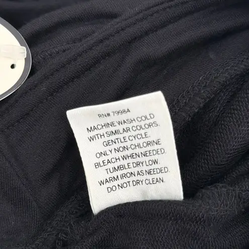 Soma Ankle Pant SZ Large Regular LLW Divine Terry Black NWT Pajamas Comfy Lounge