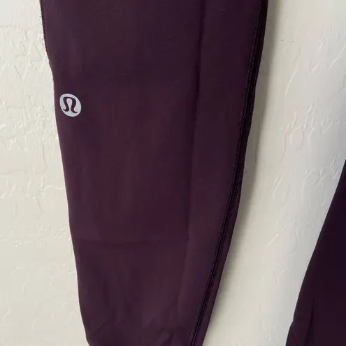 Lululemon  speed up tights leggings dark cherry 4