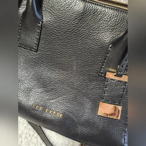 Ted Baker NWT  Womens Black Paigee Casual Leather Large Tote Bag in Black.