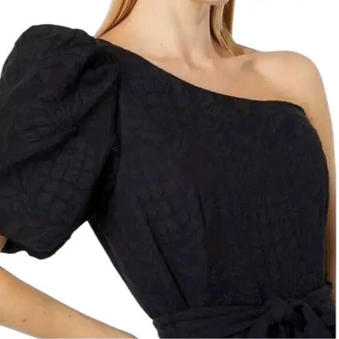 Lilly Pulitzer  Brialyn One Shoulder 4 Jacquard Pineapple Black‎ Jumpsuit