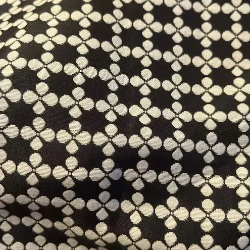 Brooks Brothers 346 NWOT Black White Sleeveless Geometric Floral Dress 14P