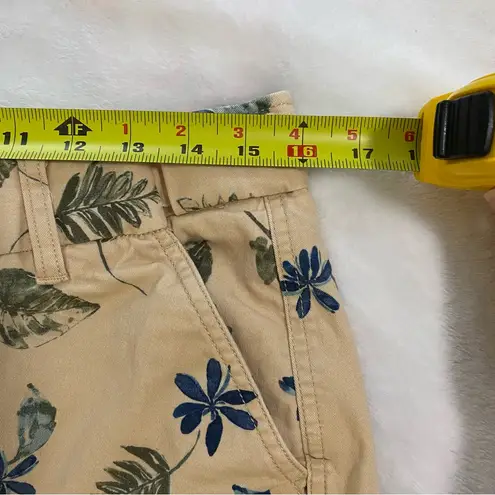 Coldwater Creek Tan Floral Print Shorts