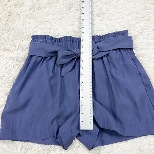 BCBGMAXAZRIA BCBG Blue Paperbag Shorts Small