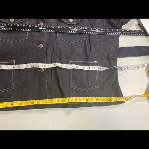 GOLD FLAOA, women’s stretch, Jean Jacket, Size 24, Dark Denim, Plus Size, Black