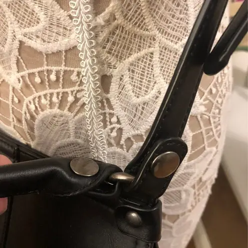 Simply Noelle buckle down Saddle bag in black