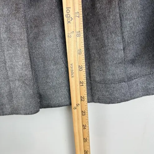 Carlisle Blazer Women's 10 Grey Faux Suede Suit Jacket Classic Preppy Cozy Work