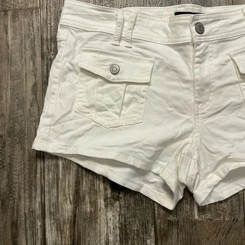 Aeropostale  Women's White Cargo Shorts Size 12