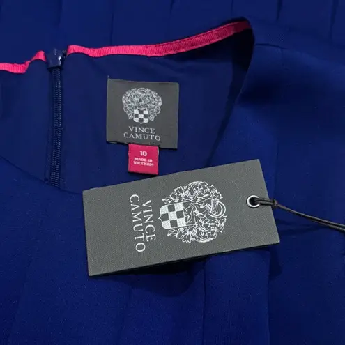 Vince Camuto NEW  Blueish Purple A-Line Career Wear Mini Dress Size 10