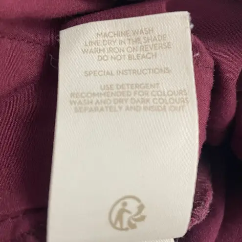 Boden Slim Straight Chino Pants in Maroon Women’s Preppy Casual Pant Size 4 Long