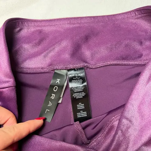 Koral Lustrous Max High Rise Legging in Eggplant