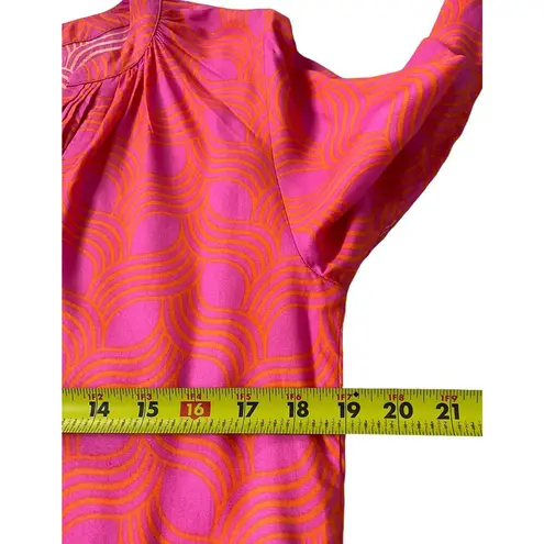 Escapada Pink & Orange Long Sleeve Blouse Women's Size XS | 23-4