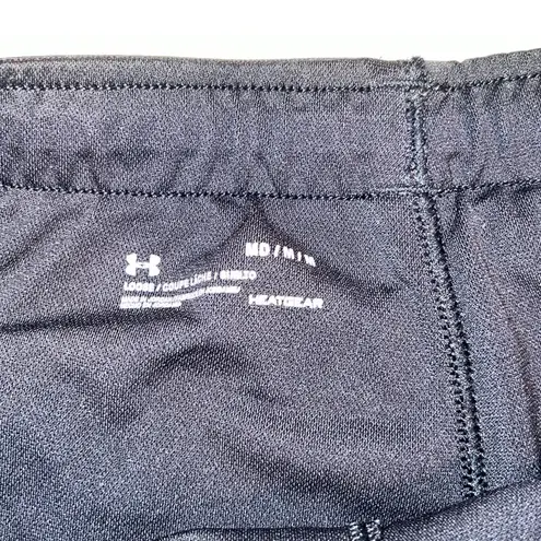 Under Armour  Shorts Womens Medium Black Loose Fit Heat Gear Athletic Activewear