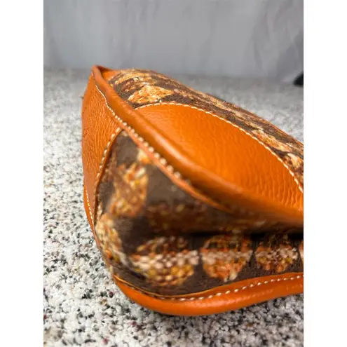 Isabella Fiore Women's Brown Tweed Shoulder Bag Casual Handbag