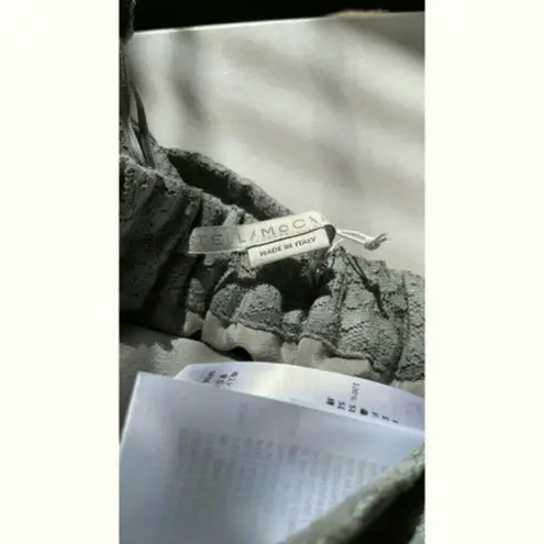 Stella McCartney embellished lace high low skirt Gray size 10