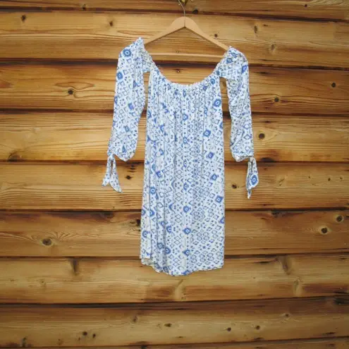 Rachel Pally Off the Shoulder Trice Mini Dress