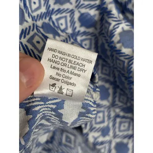 Orange Creek Skirt Size Small Blue White Office Preppy Business Casual