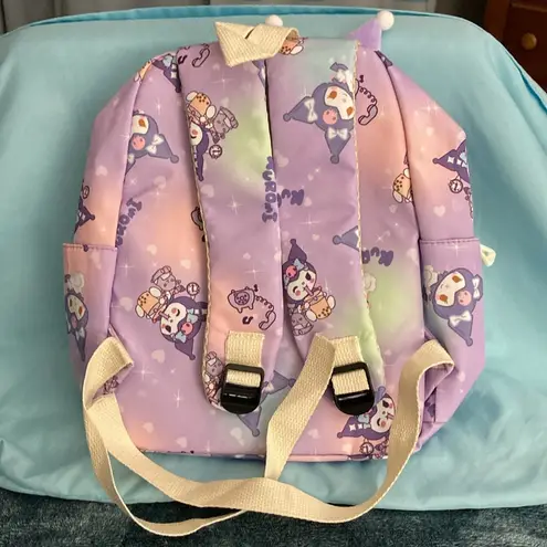 Hello Kittys Best Friend Kuromi Backpack. NWT detachable Kuromi Toy Pink