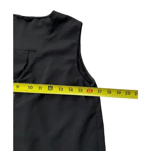 FATE. Women Size Small Black Sleeveless Plunge V-Neck (33-444)