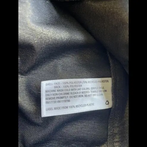 All In Motion All in‎ Motion Green Black Gold Camo Print Water Resistant Jacket Sz M - Image 6