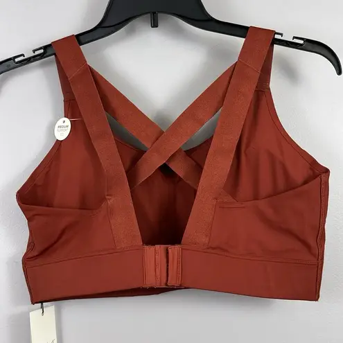 Calia by Carrie Underwood Powersculpt Crossback Sports Bra Size XL Dark Clay New Orange