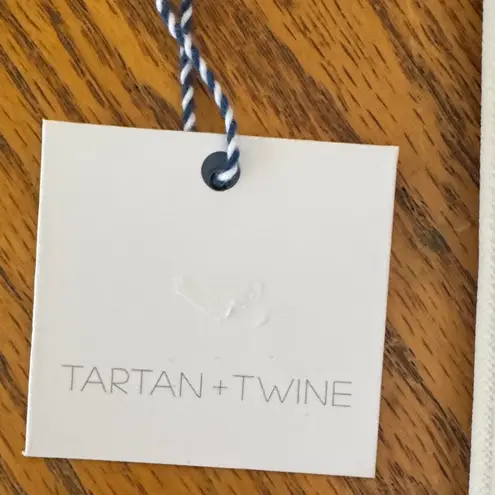 Tartan + Twine Cream Clutch with Gold Detail White - Image 4