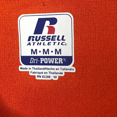 Russell Athletic  Orange Polo Shirt, M, NWOT