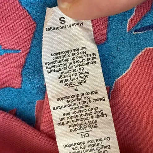 Mook Print & Design Beach Ocean Wave Flexed AF Racerback Tank on the beach Sz S Pink