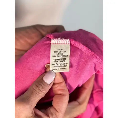 Sweet Wanderer Size M Pink Tiered Sleeveless Mini Dress W/ Adjustable Straps & P