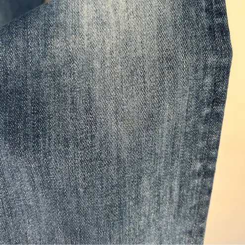 Mother High Waisted Looker Ankle Fray jeans Not Rough Enough 26 Blue