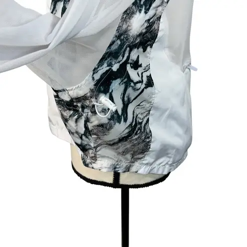 Zyia Active Medium Breeze Jacket and Shoulder Bag Packable Marbled Lightweight