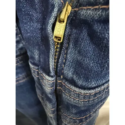 Mother Denim Greaser Overall Crop, What I Had Before I Had You Size 27 Blue