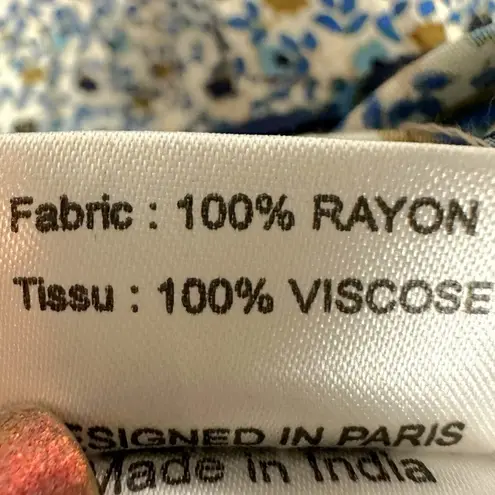 Miss June Floral Prairie Hi Lo Maxi Skirt Small Prairie Gypsy Western Bohemian Tan