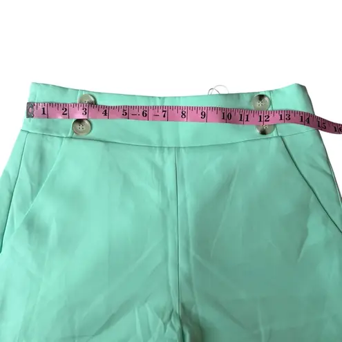 Walter Baker NWT Molly High Waist Twill Shorts Light Mint Greenin Size 6 Small