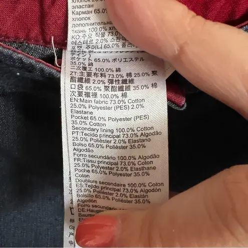 Quechua Decathlon Activewear Denim Cuffed Denim Shorts Blue Size M