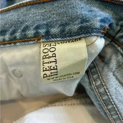 Levi's Vintage  505 high rise Two-Tone Reworked Cut Off
Denim Shorts