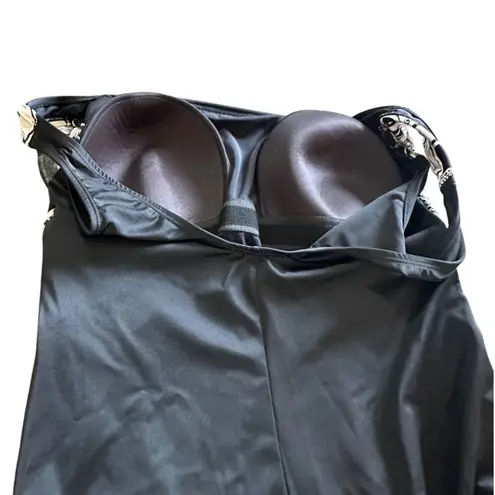 Longitude Floral One-Piece Swimsuit 20W With Padded Cups Full Coverage Swim