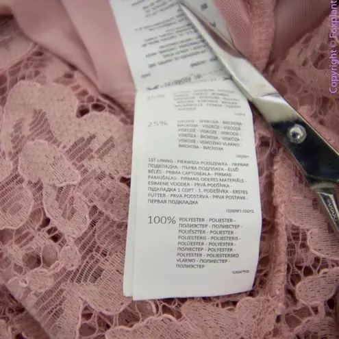 Reserved NEW halter neckline lace midi dress, UK size 6