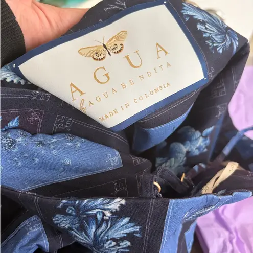 Agua Bendita Agua by Lima Algae Dress linen size medium