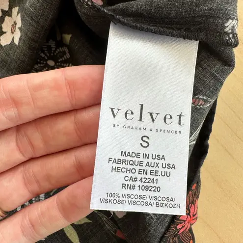 Velvet By Graham And Spencer Danay Floral Challis Wrap Dress