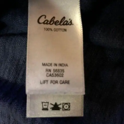 Cabela's Cabela’s Navy Dress Womens L Used Blue Pullover Long Sleeve