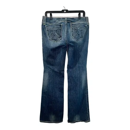 Sang Real by Miss Me Stylish Blue Boot Cut Jeans for Women size 30 EUC