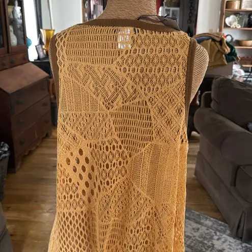 Women's Firminalitiy Sleeveless Beach CoverUp Top 2XL NWT Tan Size 2X