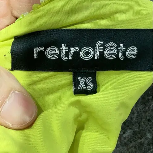RETROFETE x REVOLVE | Lime Green Astrid Sequin Mini Dress Sz XS - Image 8