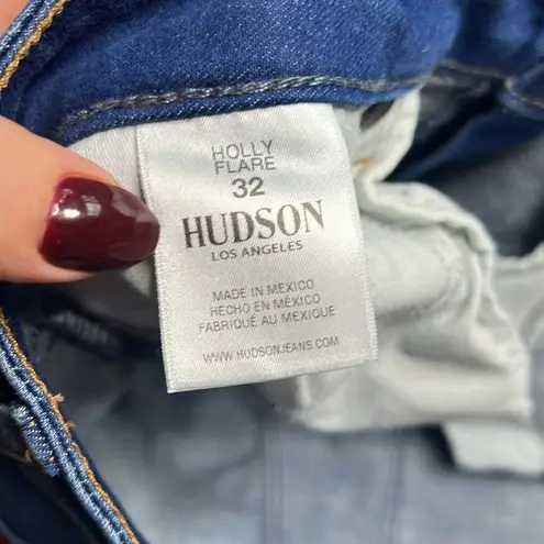 Hudson Jeans Hudson Holly Flare High Rise Medium Wash Stretchy Denim Jeans