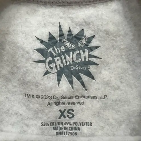 Dr. Seuss The Grinch “Merry Grinchmas” Christmas Sweatshirt XS | Max Dog Graphic