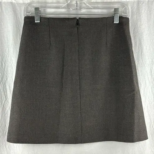 Wilfred Aritzia  Classic Mini Skirt in Brown