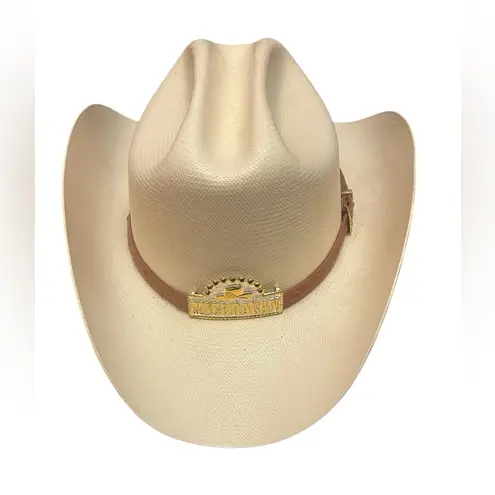 Michoacán Sebastian's Straw Vaquero Hat Jaripeo Rodeo Western Cowboy Hat size 7