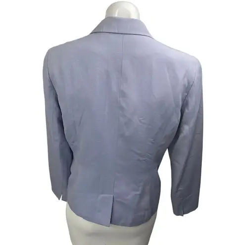 Norton Mcnaughton Vintage Women's Blue Long Sleeve Blazer Coat Jacket Size 10P