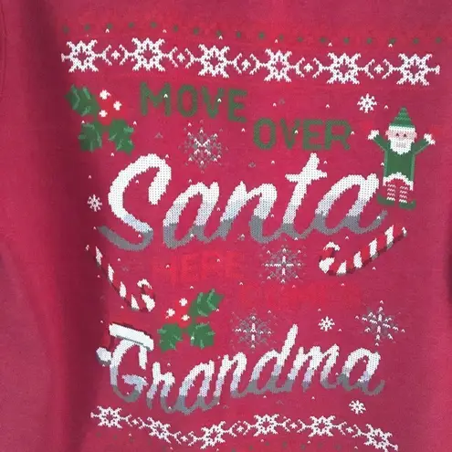 Holiday Time Christmas sweater “move over Santa...” 2X